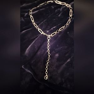 Silver chain hippy belt.